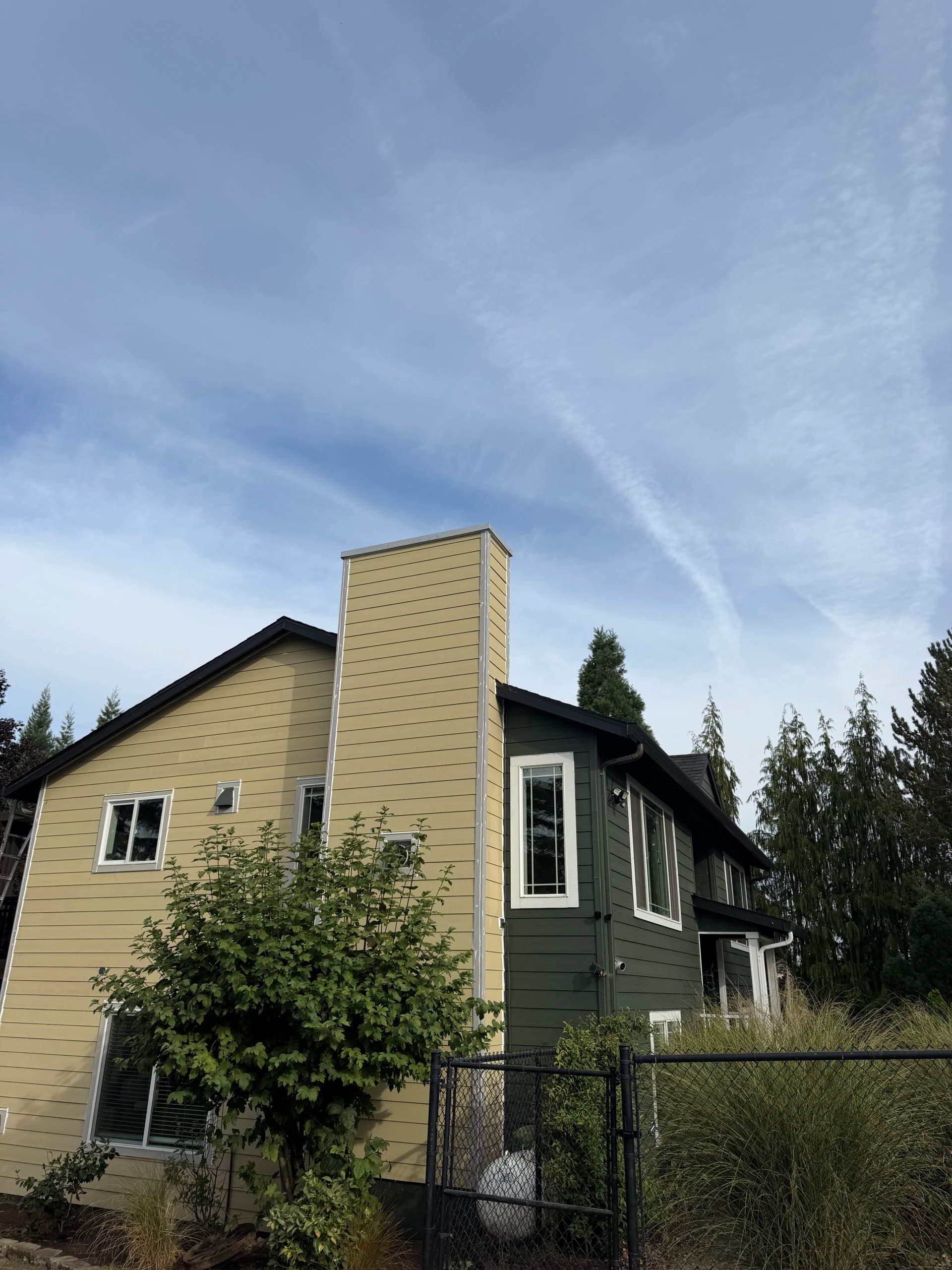 Gallery photos for Custom Stainless Steel Chimney Flat Cap Installation in Canby Oregon: Image #3