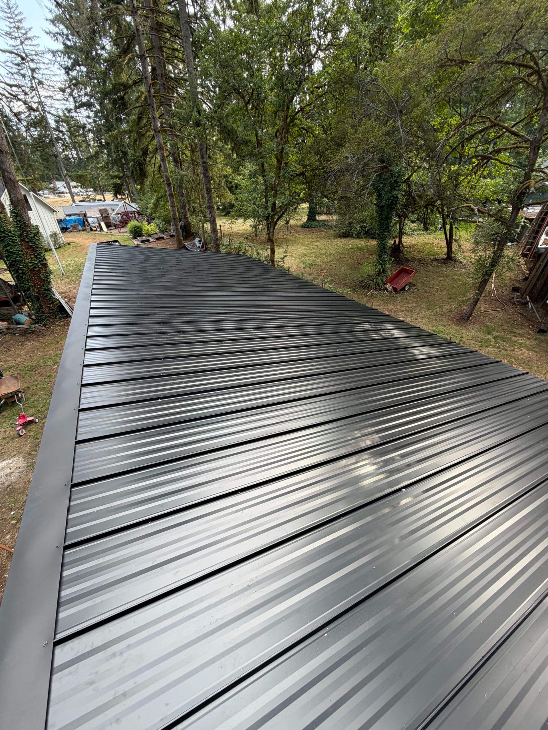 Gallery photos for Standing Seam Metal Roof Install in Oregon City: Image #1